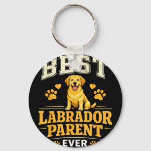 Labrador parent funny proud lab mum dad quote key ring