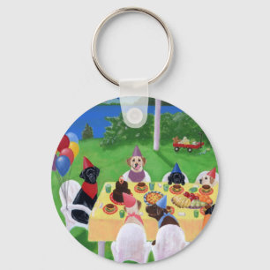 Labrador Party Key Ring