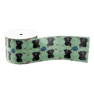 Labrador Portrait Grosgrain Ribbon