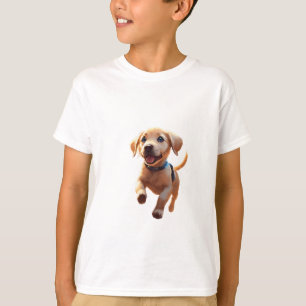  Labrador Pup in Playful Action T-Shirt