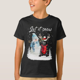 Labrador Pup Santa Dog Christmas Snowman Xmas Paja T-Shirt
