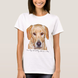 Labrador "Reggie" Painting on Womens T-Shirts
