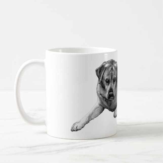 Labrador Rest – Comfort in Every Sip Coffee Mug (Left)