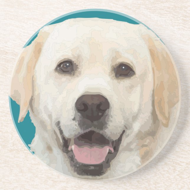 Labrador retriever 1 coaster (Front)