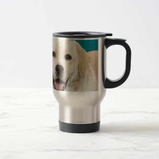 Labrador retriever 1 travel mug (Right)