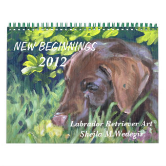 Labrador Retriever 2012 Art Calendar