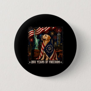 Labrador Retriever 250 Years Of Dom 250th 6 Cm Round Badge