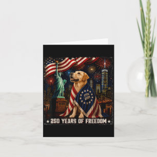 Labrador Retriever 250 Years Of Dom 250th Card