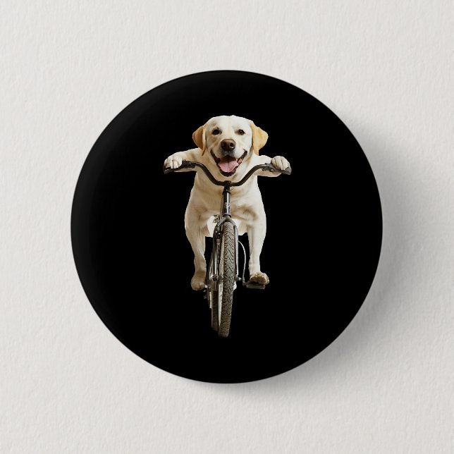 Labrador Retriever    6 Cm Round Badge (Front)