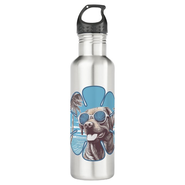 Labrador Retriever 710 Ml Water Bottle (Front)