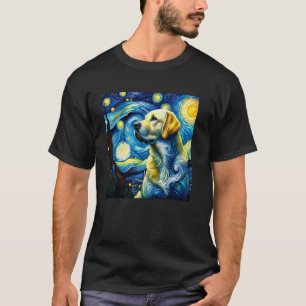 Labrador Retriever A Post-Impressionist Canine Art T-Shirt