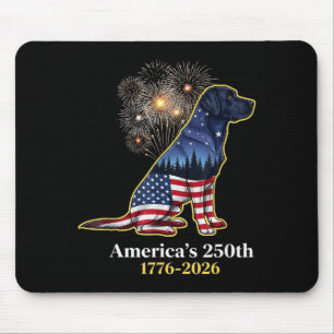 Labrador Retriever Aamericas 250th Anniversary Mouse Mat