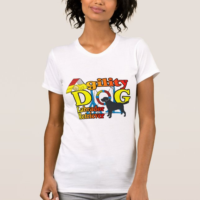 Labrador Retriever Agility Shirts Gifts (Front)