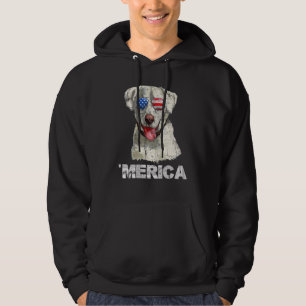 Labrador Retriever American Usa Flag 4th Of July F Hoodie
