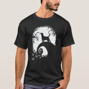 Labrador Retriever And Moon Halloween T-Shirt