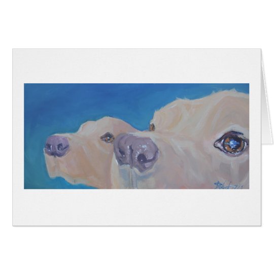 Labrador Retriever Art Card