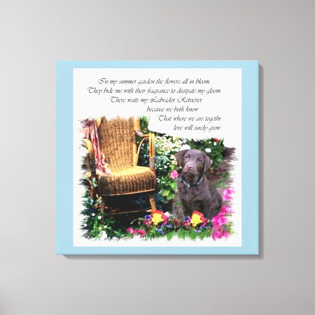 Labrador Retriever Art Gifts Canvas Print (Front)