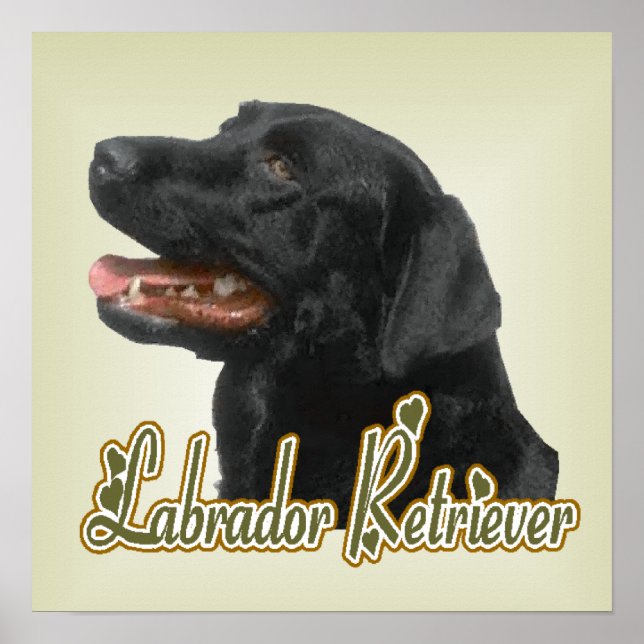 Labrador Retriever Art Print (Front)
