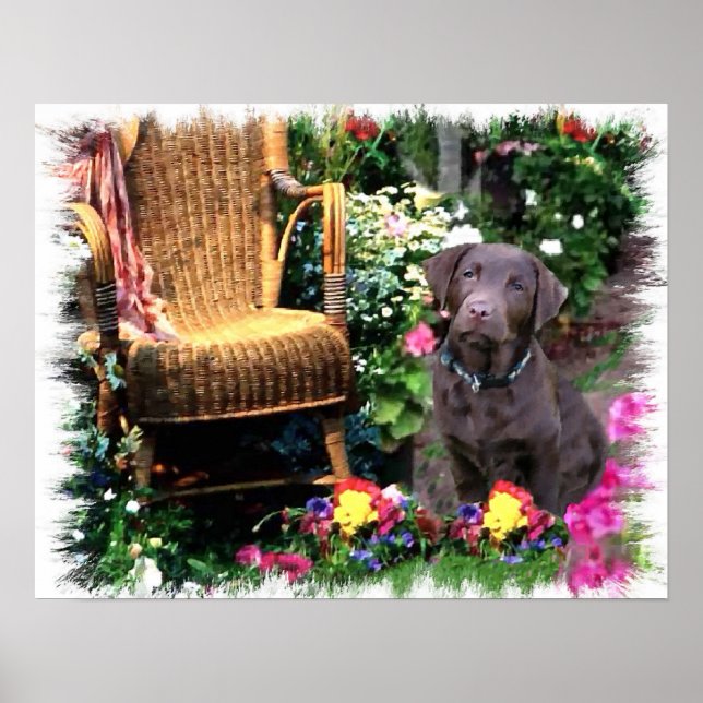 Labrador Retriever Art Print (Front)