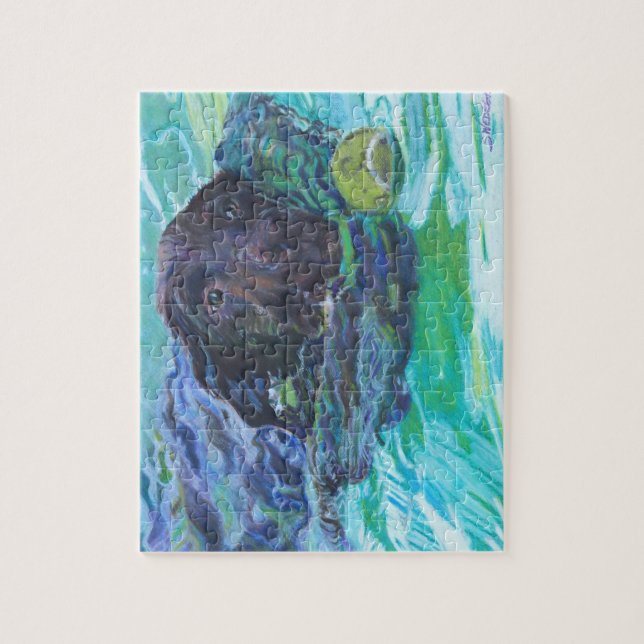 Labrador Retriever Art Puzzle (Vertical)
