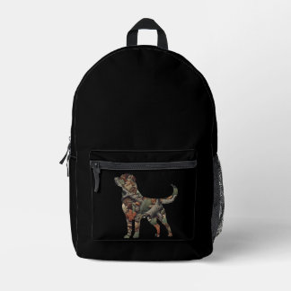 Labrador Retriever Backpack, Camo Backpack