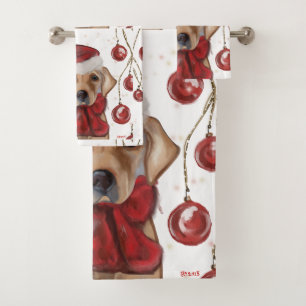 Labrador Retriever  Bath Towel Set