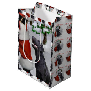 Labrador Retriever Believe Christmas Medium Gift Bag