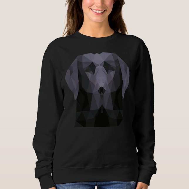 Labrador Retriever Black Dog      Sweatshirt (Front)