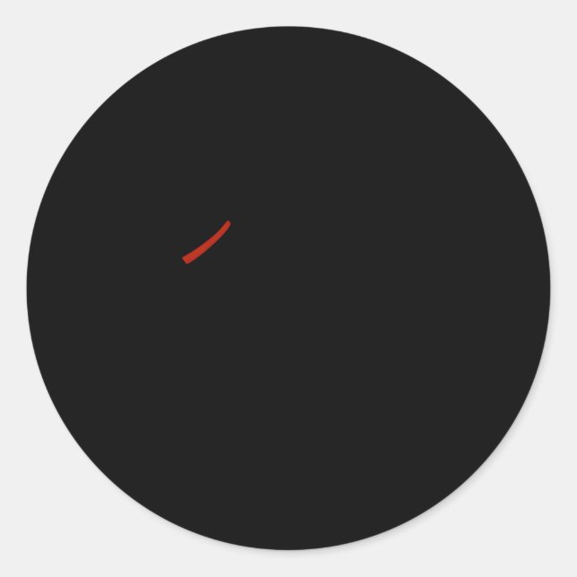 Labrador Retriever Black Lab Classic Round Sticker (Front)