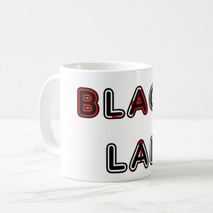 Labrador Retriever Black Lab Flag In Name Coffee Mug