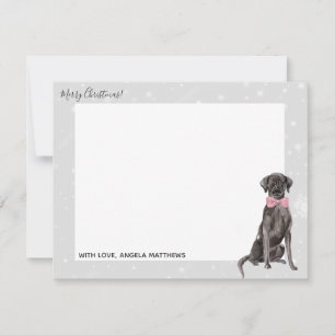 Labrador Retriever Black Lab Holiday Note Cards