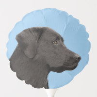 Labrador Retriever Black Painting Original Dog Art
