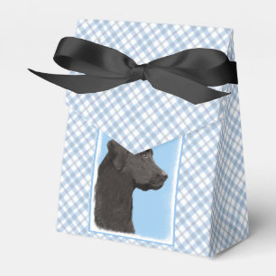 Labrador Retriever Black Painting Original Dog Art Favour Box