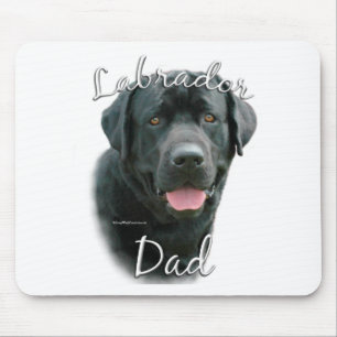 Labrador Retriever (blk) Dad 2 Mouse Mat