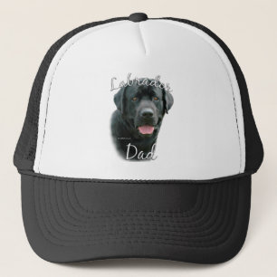Labrador Retriever (blk) Dad 2 Trucker Hat