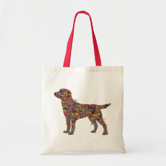 Labrador Retriever Butterfly Silhouette | Dog Mama Tote Bag