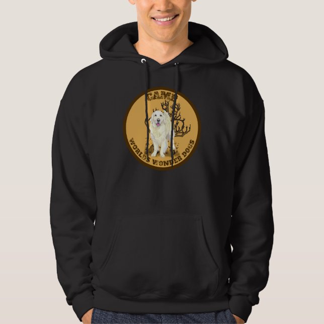 Labrador Retriever Camp Worlds Wonder Dogs Hoodie (Front)