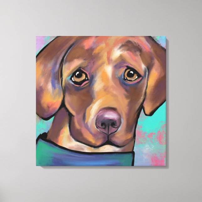 LABRADOR RETRIEVER            CANVAS PRINT (Front)
