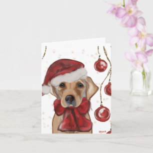 Labrador Retriever Canvas Print Card