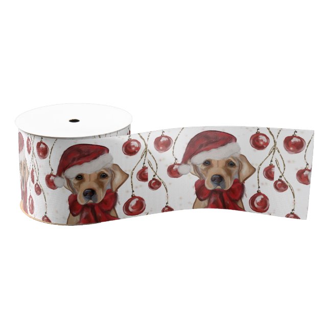 Labrador Retriever  Canvas Print Grosgrain Ribbon (Spool)