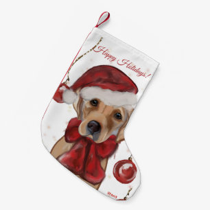 Labrador Retriever Canvas Print Small Christmas Stocking