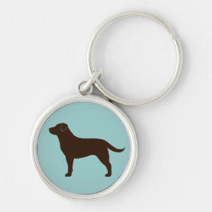 Labrador Retriever (Chocolate) Key Ring