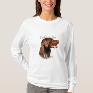Labrador Retriever (chocolate) Mum 2 T-Shirt