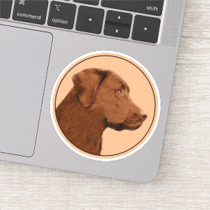 Labrador Retriever (Chocolate) Painting - Dog Art