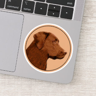 Labrador Retriever (Chocolate) Painting - Dog Art