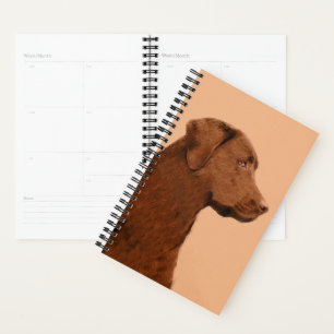 Labrador Retriever (Chocolate) Painting - Dog Art Planner