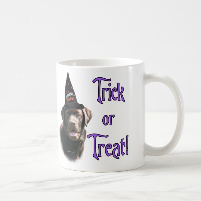 Labrador Retriever (chocolate)Trick Coffee Mug (Right)