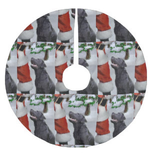 Labrador Retriever Christmas Brushed Polyester Tree Skirt