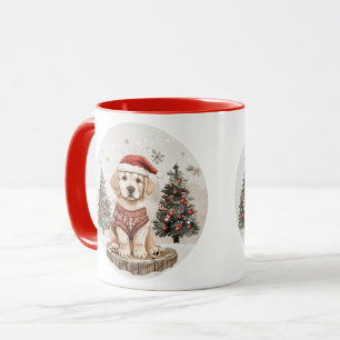 Labrador Retriever Christmas Dog Mug