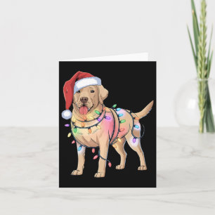 Labrador Retriever Christmas Festive Dog Lover 1 Card